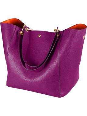 Spacious Large Work Tote Bag for Women | Stylish Big Bucket Handbag Purse